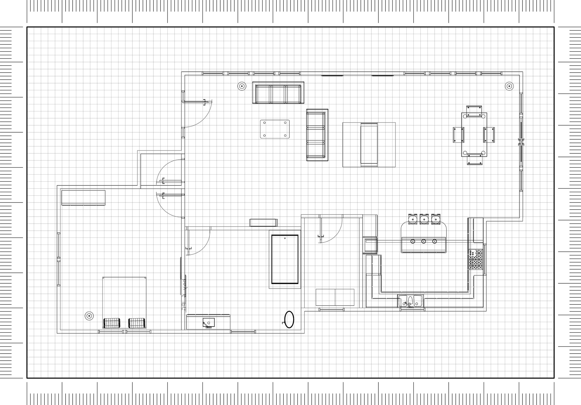 Renovation drawings and material selections prepared for construction